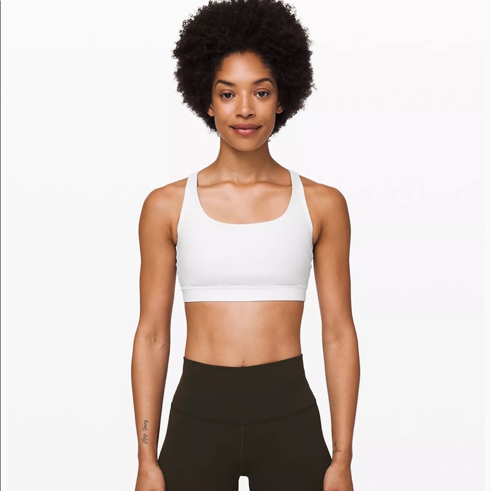 Lululemon white Sports Bra